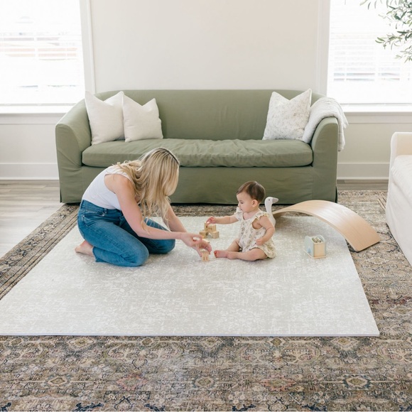 4x6 EVA Foam Play Mat in Sage Green - Picture 9 of 9